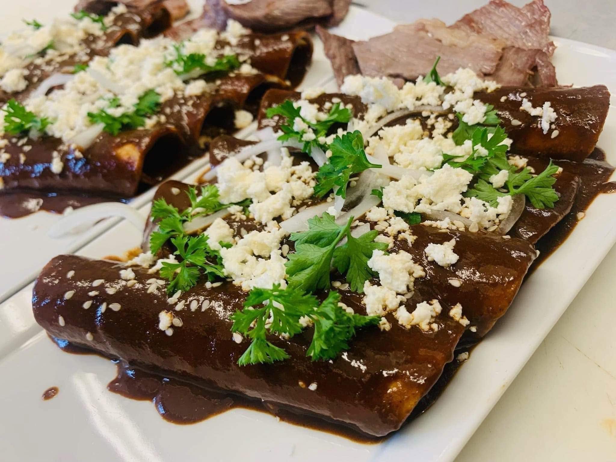Mexican Special Enchiladas Platter