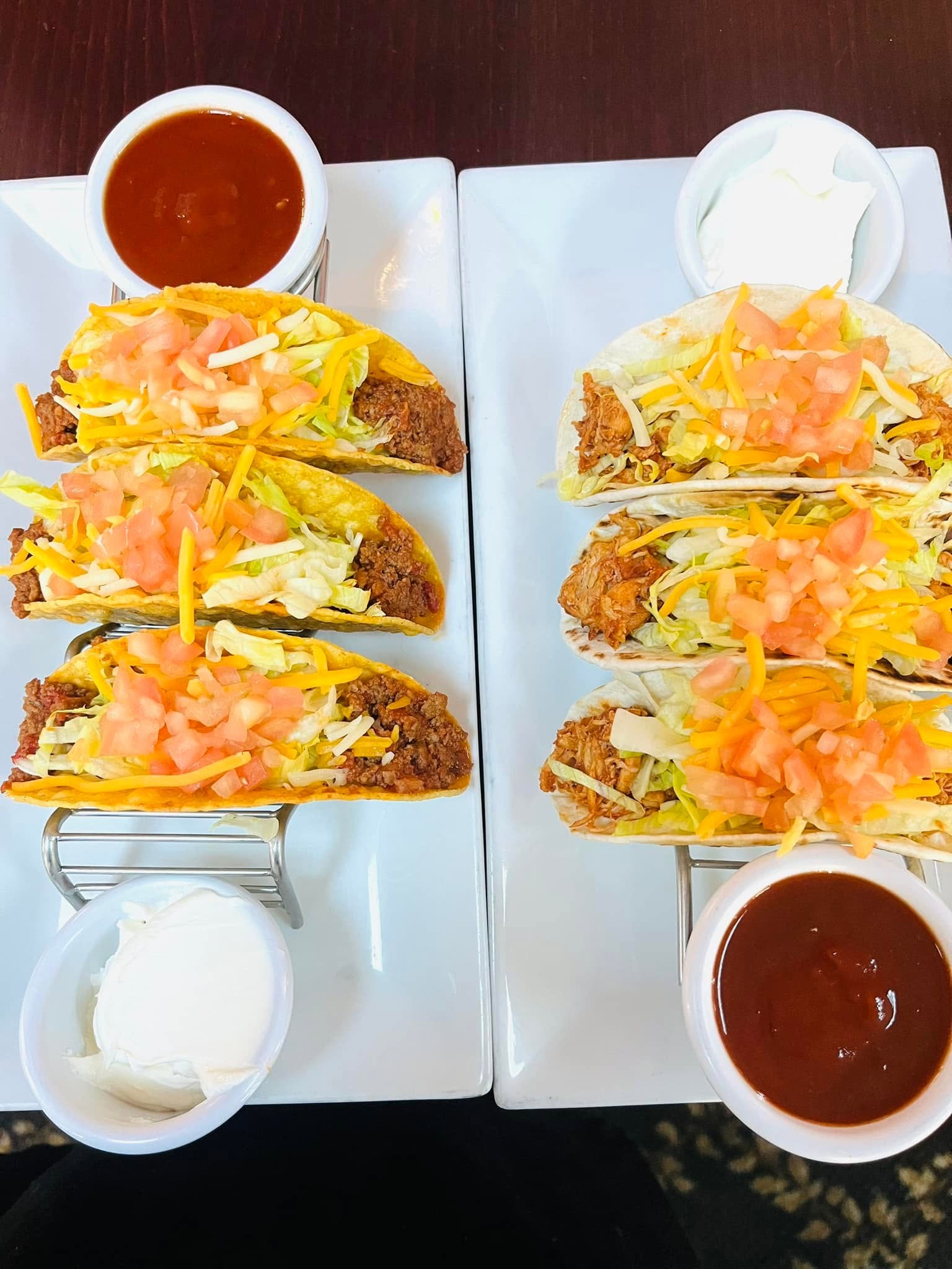 Tacos Platter with Dipping Sauce